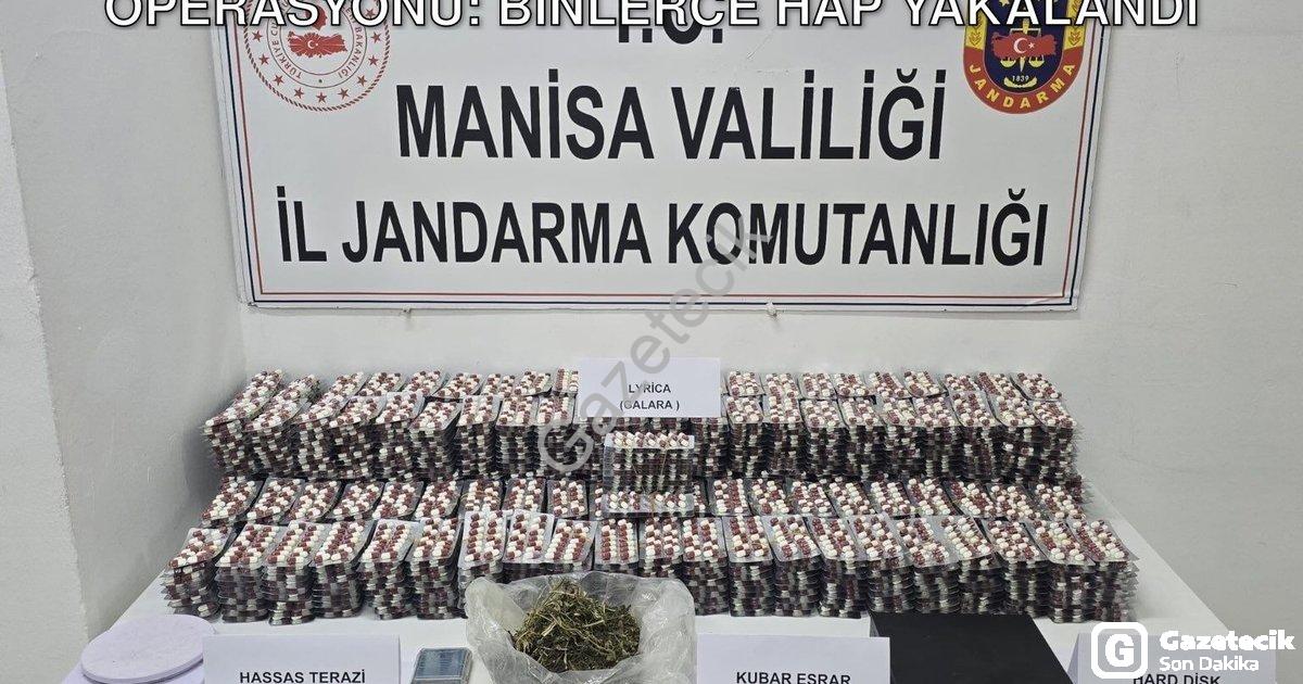 "Manisa Turgutlu'da Dev Uyuşturucu Operasyonu: Binlerce Hap Yakalandı" başlıklı haber için fotoreali