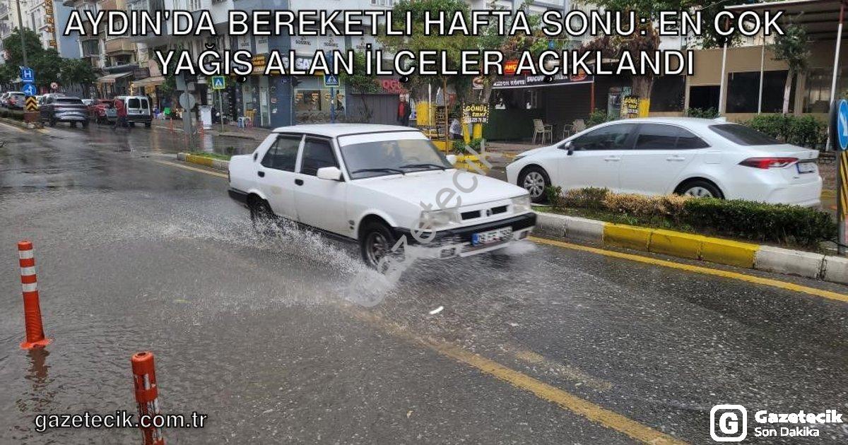 "Aydın'da Bereketli Hafta Sonu: En Çok Yağış Alan İlçeler Açıklandı" başlıklı haber için fotorealist