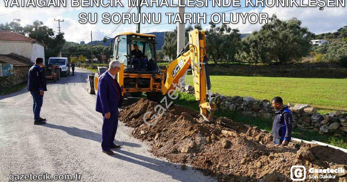 "Yatağan Bencik Mahallesi'nde Kronikleşen Su Sorunu Tarih Oluyor" başlıklı haber için fotorealistik,