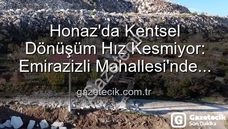 çevre düzenlemesi - Honaz'da Kentsel Dönüşüm Hız Kesmiyor: Emirazizli Mahallesi'nde Çevre Düzenlemesi Tam Gaz Devam Ediyor