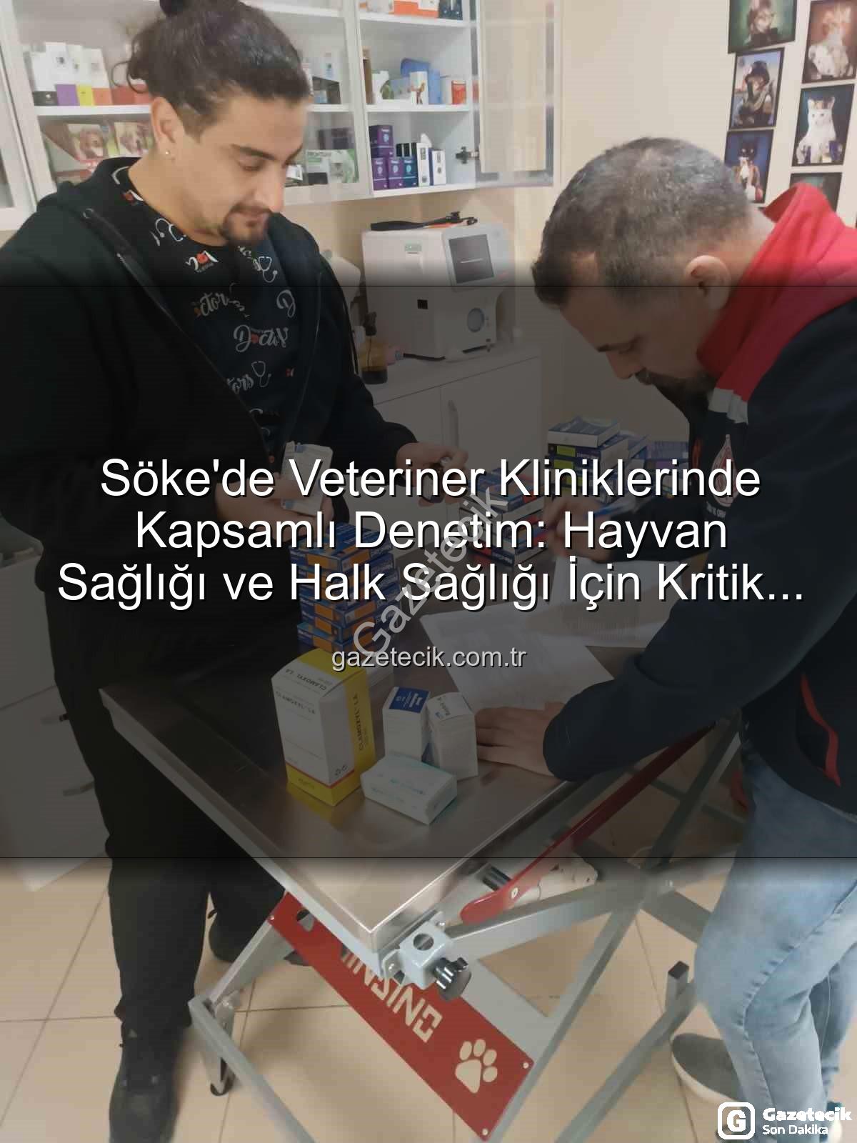 veteriner klinik denetimi - Söke'de Veteriner Kliniklerinde Kapsamlı Denetim: Hayvan Sağlığı ve Halk Sağlığı İçin Kritik Adımlar