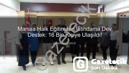 Manisa Şehzadeler Halk Eğitim Merkezi: İstihdama Yönelik Kurslarla Binlerce Kişiye Yeni Kapılar Açılıyor